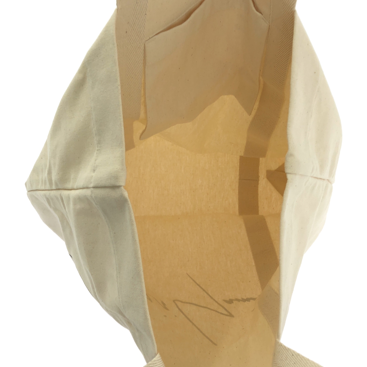 YOHJI YAMAMOTO / ヨウジヤマモト ロゴプリント キャンバス トートバッグ