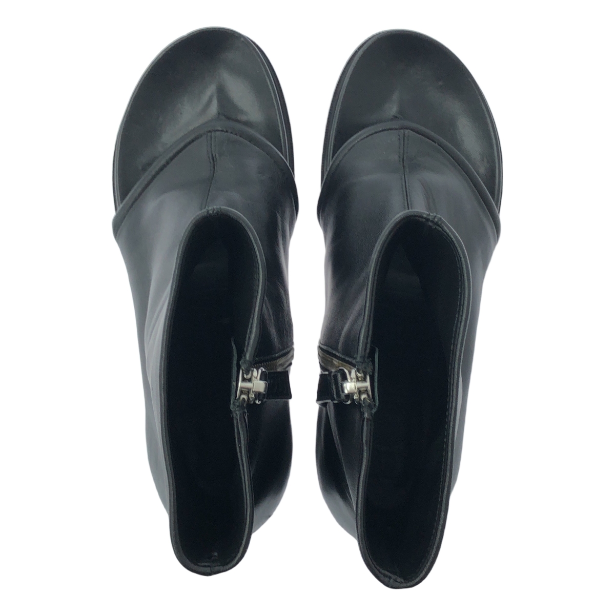 LOEWE / ロエベ レザー ロゴ サイドジップ サンダル ブーツ ブーティ