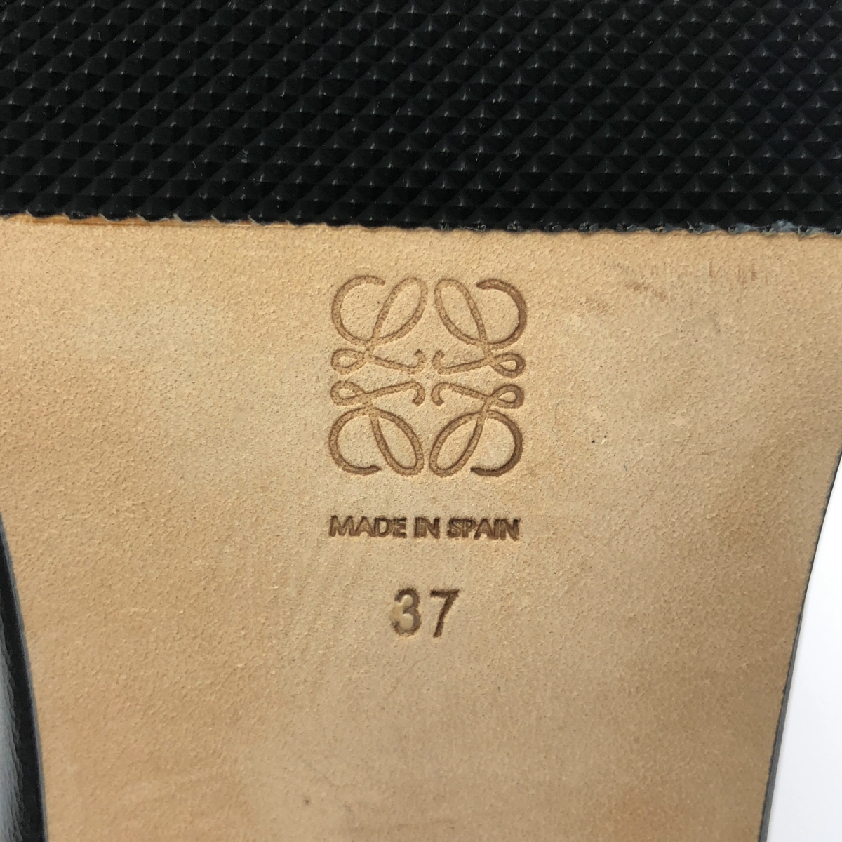 LOEWE / ロエベ レザー ロゴ サイドジップ サンダル ブーツ ブーティ