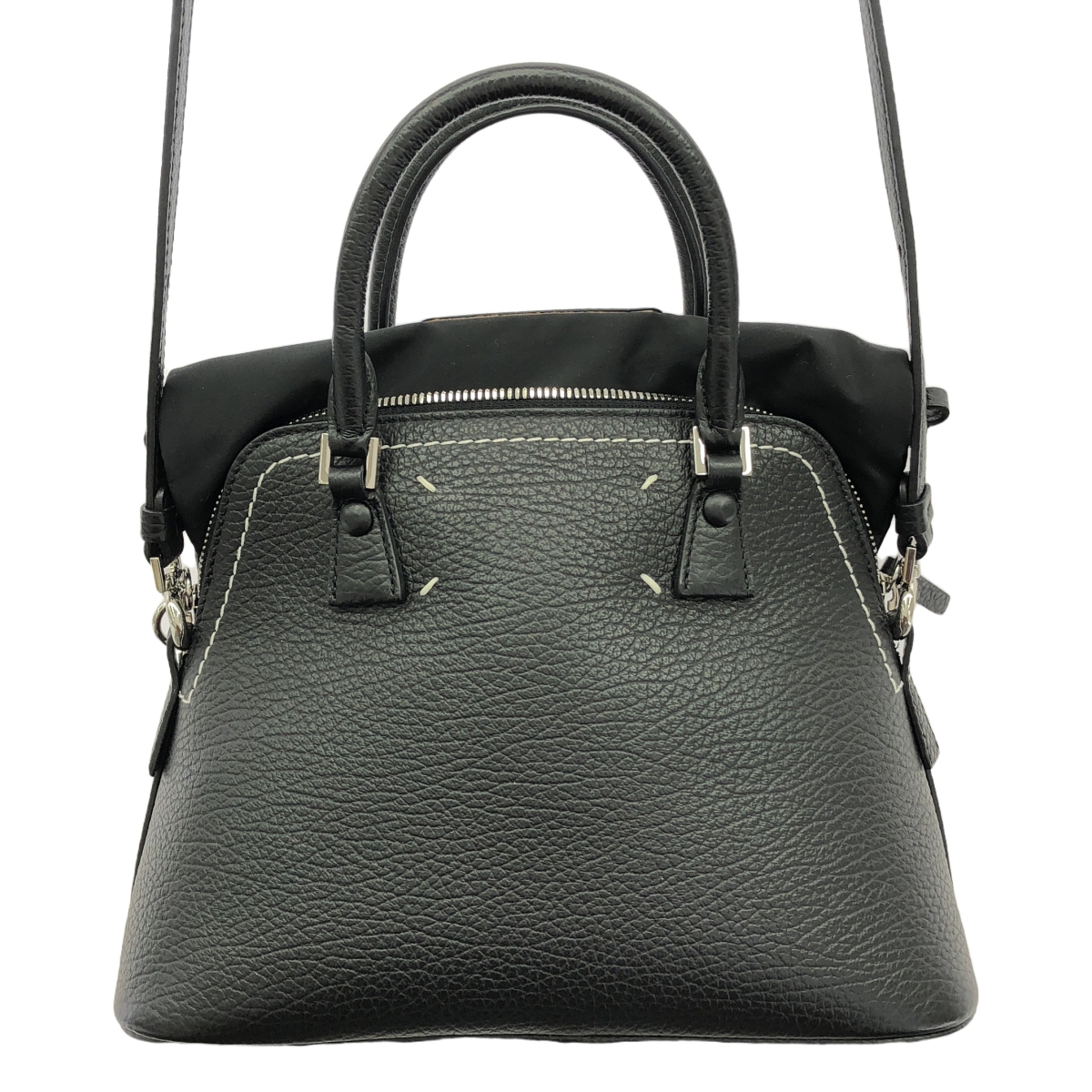 Maison Margiela / メゾンマルジェラ 5AC MINI / 2way ショルダーストラップ付 レザー ハンドバッグ