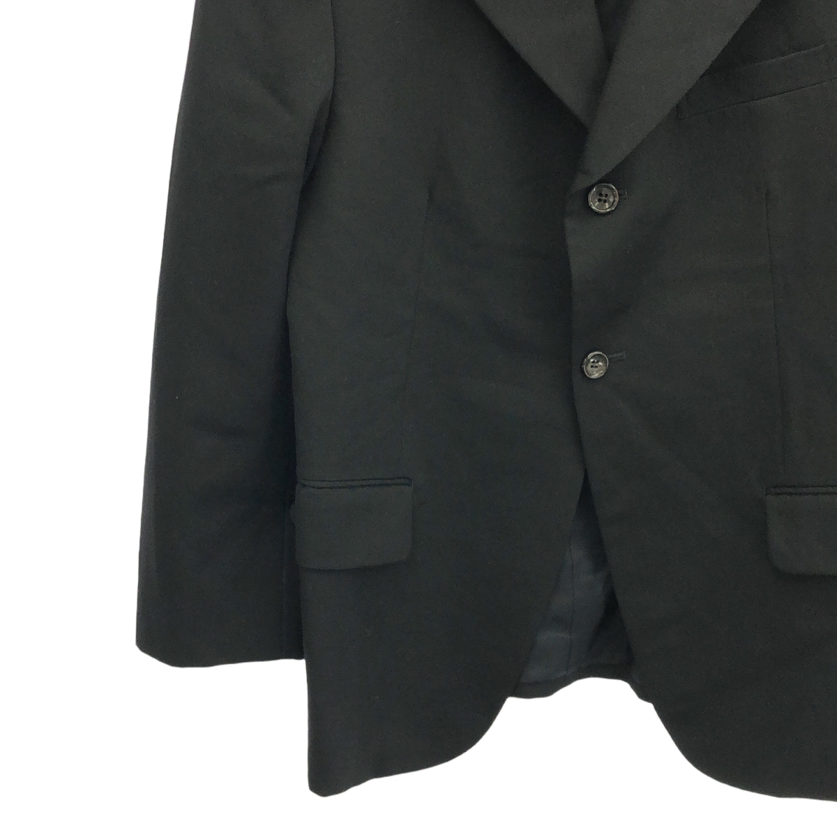 robe de chambre COMME des GARCONS / ローブドシャンブルコムデギャルソン 90s ヴィンテージ ウールギャバ ピークドラペル 2B テーラードジャケット