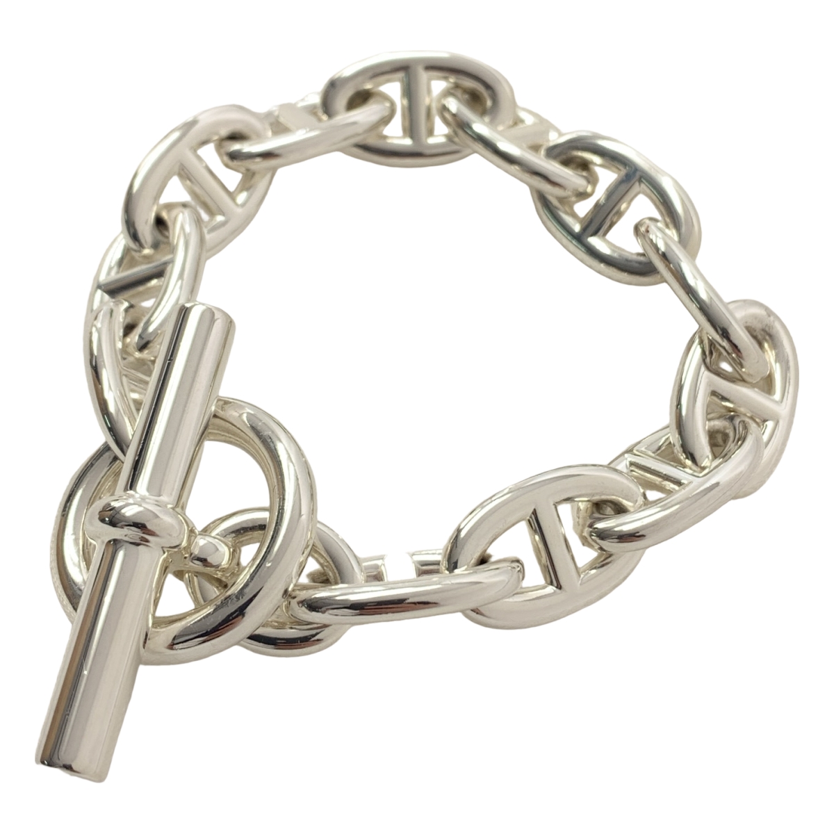 HERMES / エルメス Chaine d'Ancre シェーヌダンクルTGM SV925 ブレスレット 12コマ