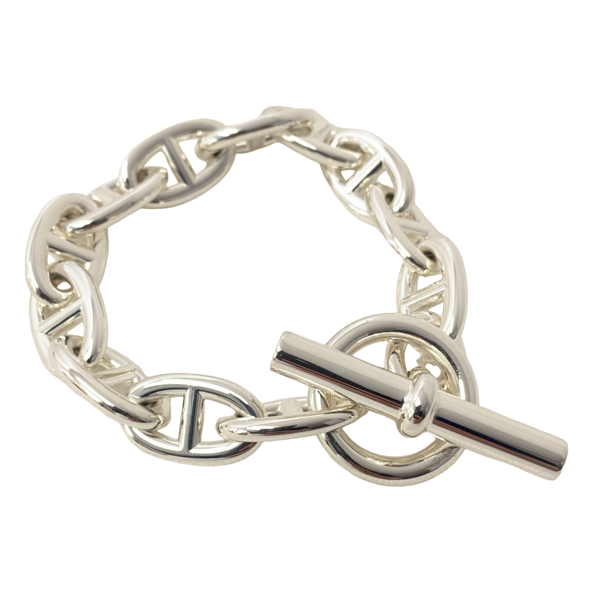 HERMES / エルメス Chaine d'Ancre シェーヌダンクルTGM SV925 ブレスレット 12コマ