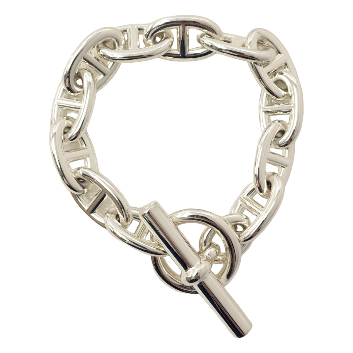 HERMES / エルメス Chaine d'Ancre シェーヌダンクルTGM SV925 ブレスレット 12コマ