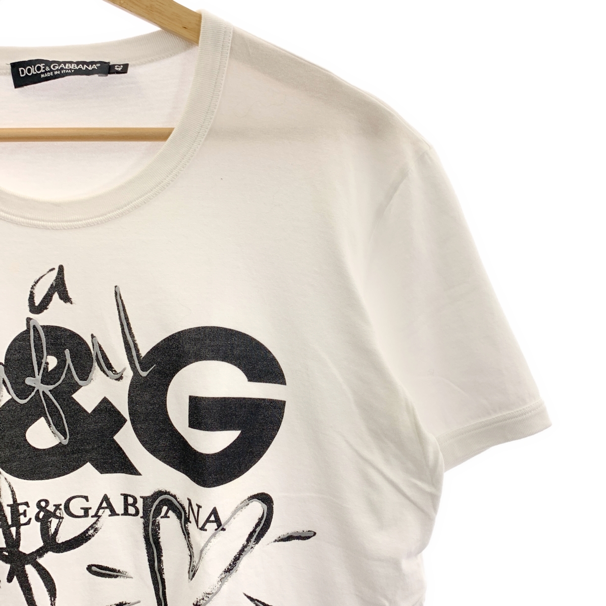 DOLCE&GABBANA / ドルチェ&ガッバーナドルガバ コットン ロゴプリント Tシャツ