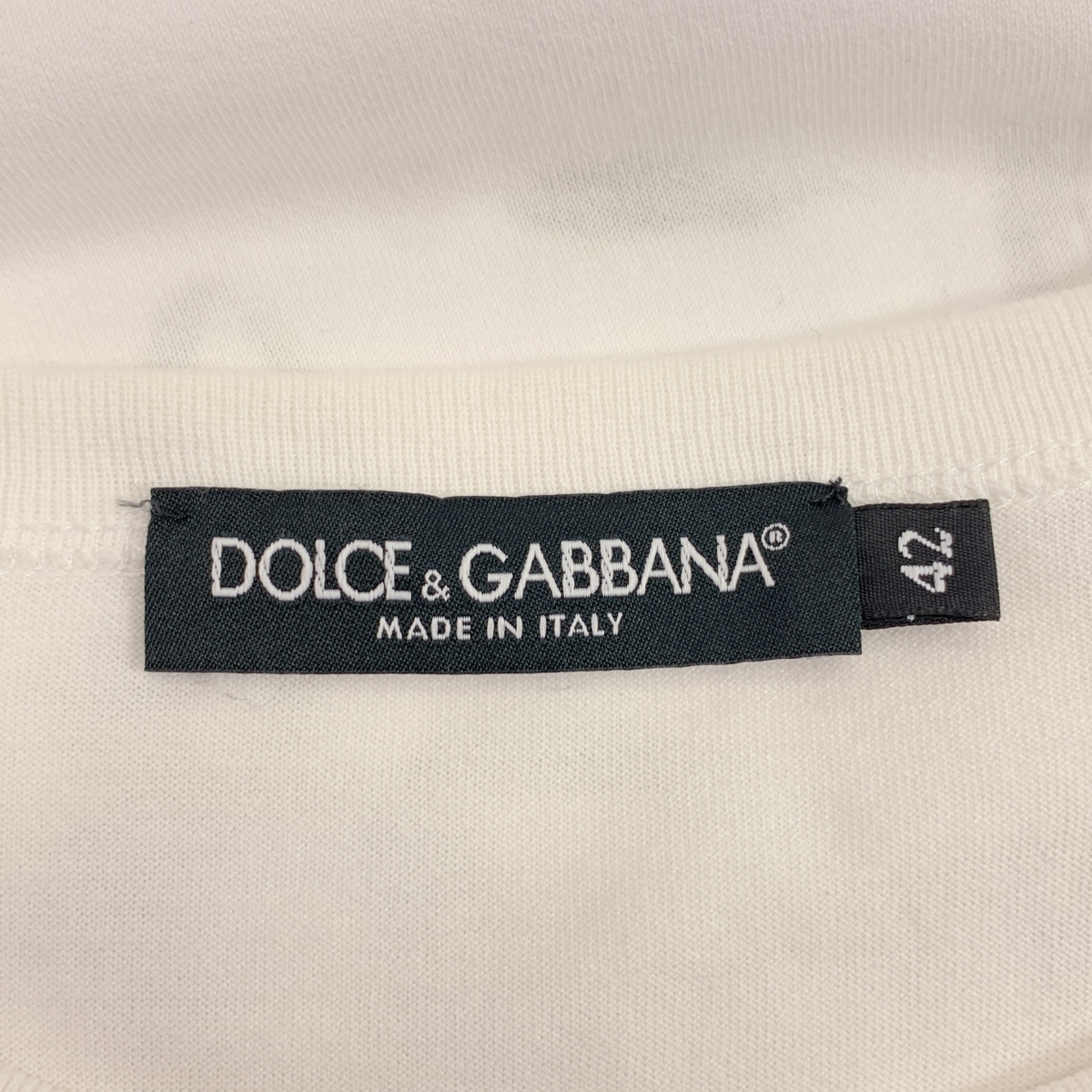 DOLCE&GABBANA / ドルチェ&ガッバーナドルガバ コットン ロゴプリント Tシャツ