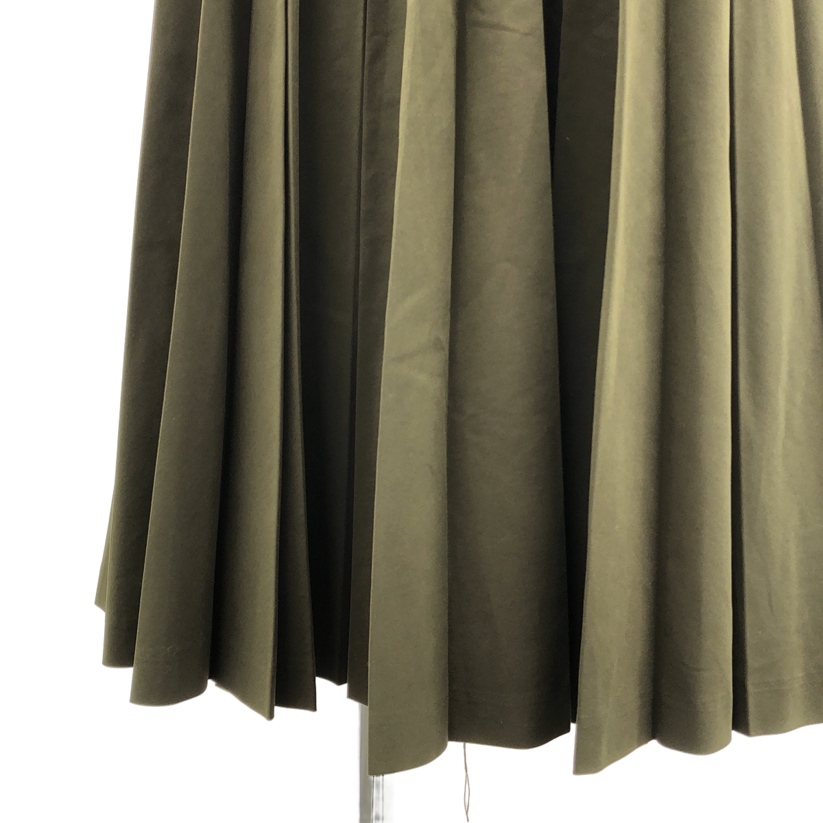 COMME des GARCONS / コムデギャルソン ポリエステル インサイドアウト サイドジップ プリーツ ボリューム スカート