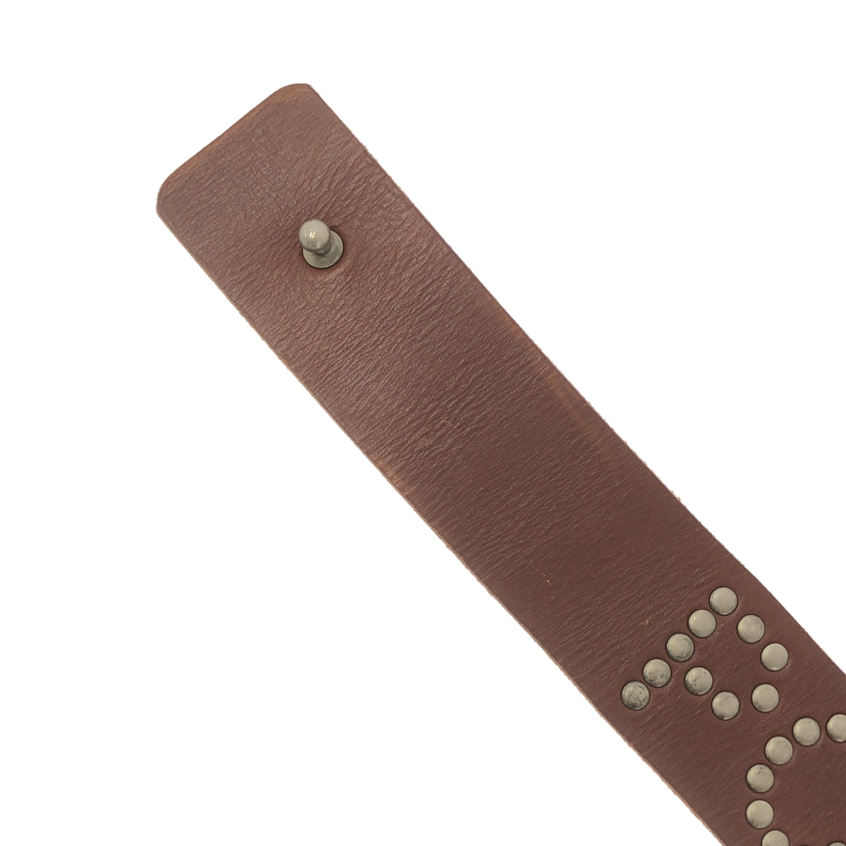 JUNYA WATANABE COMME des GARCONS / ジュンヤワタナベ レザー スタッズ装飾 ロゴ ベルト