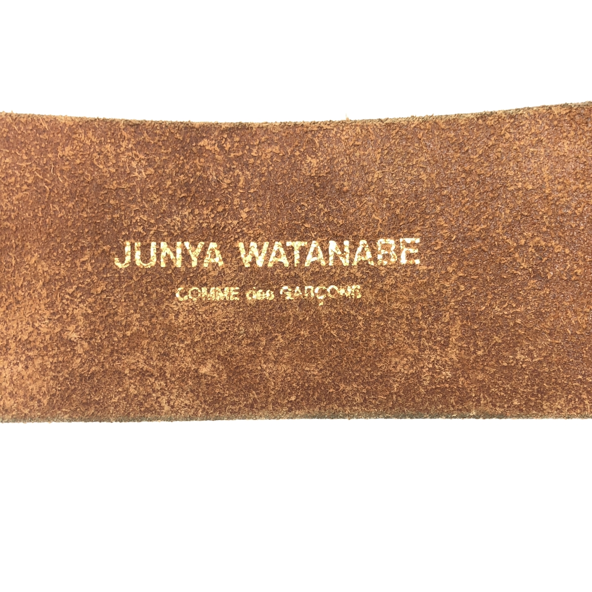 JUNYA WATANABE COMME des GARCONS / ジュンヤワタナベ レザー スタッズ装飾 ロゴ ベルト