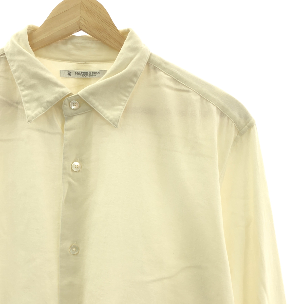 MAATEE&SONS / マーティー&サンズ CHARLES 強撚ビエラ シャツ