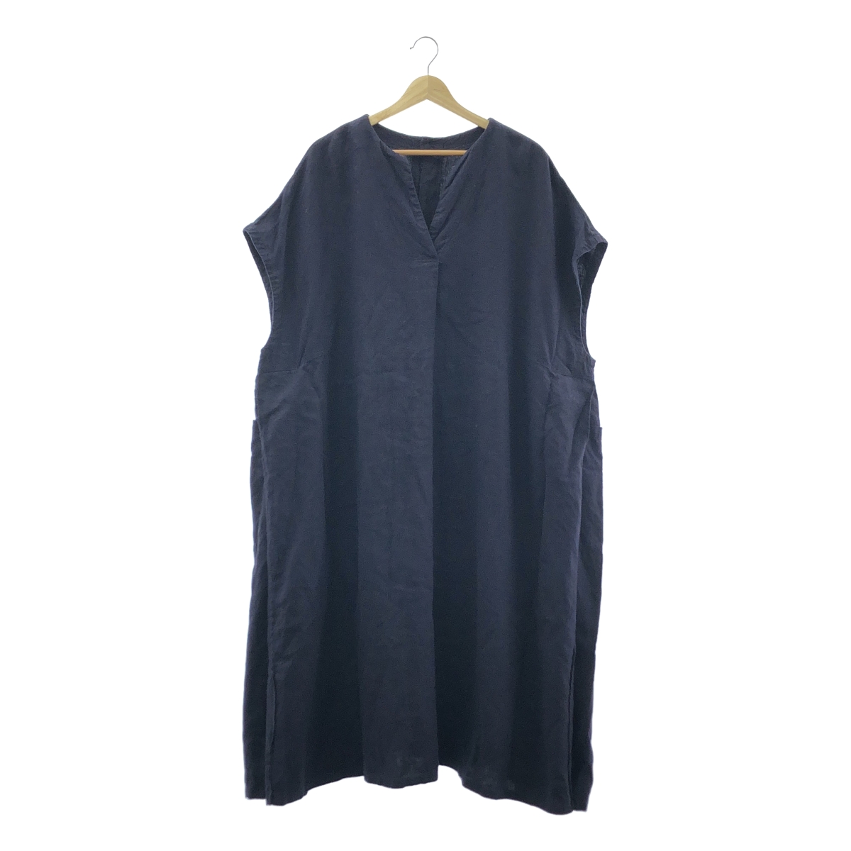 nest robe / ネストローブ リネン バックオープン オーバー ワンピース