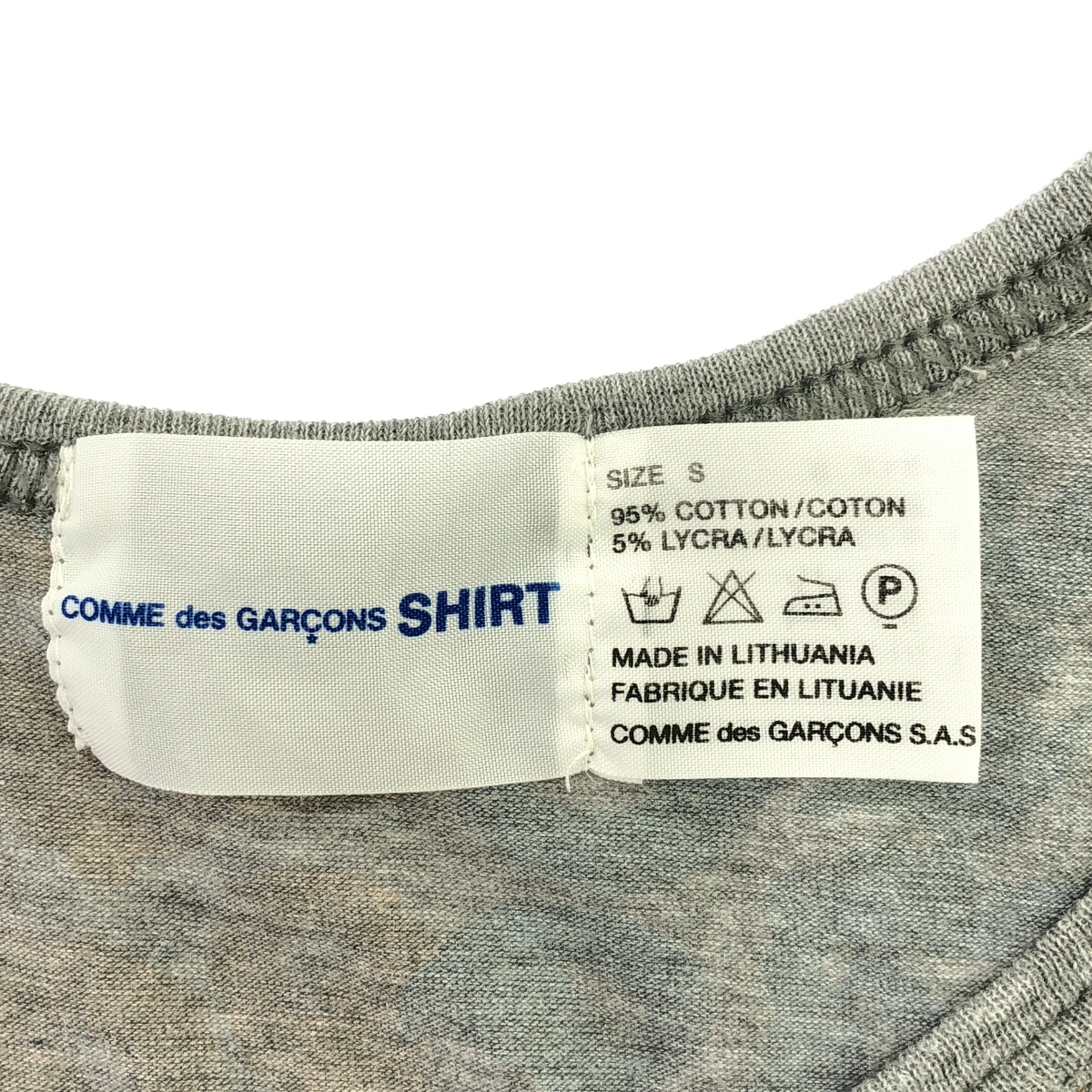 COMME des GARCONS SHIRT / コムデギャルソンシャツ 総柄 ロング カットソー タンクトップ