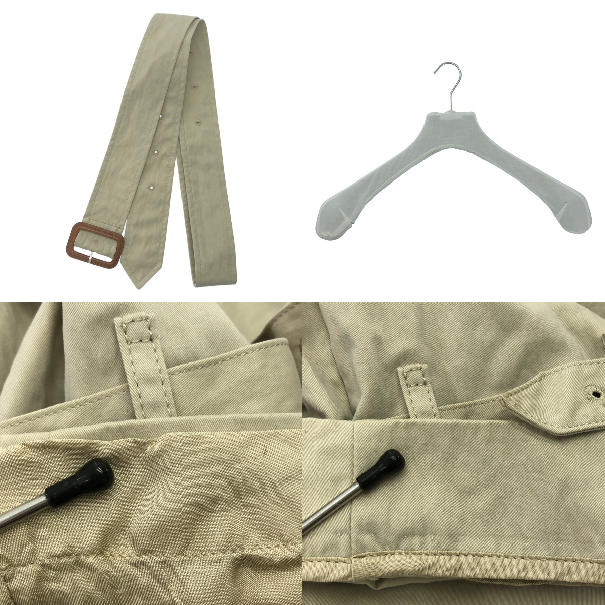 Maison Margiela / メゾンマルジェラ 2way Trench Coat / ベルテッド オーバートレンチ コート / 総裏地