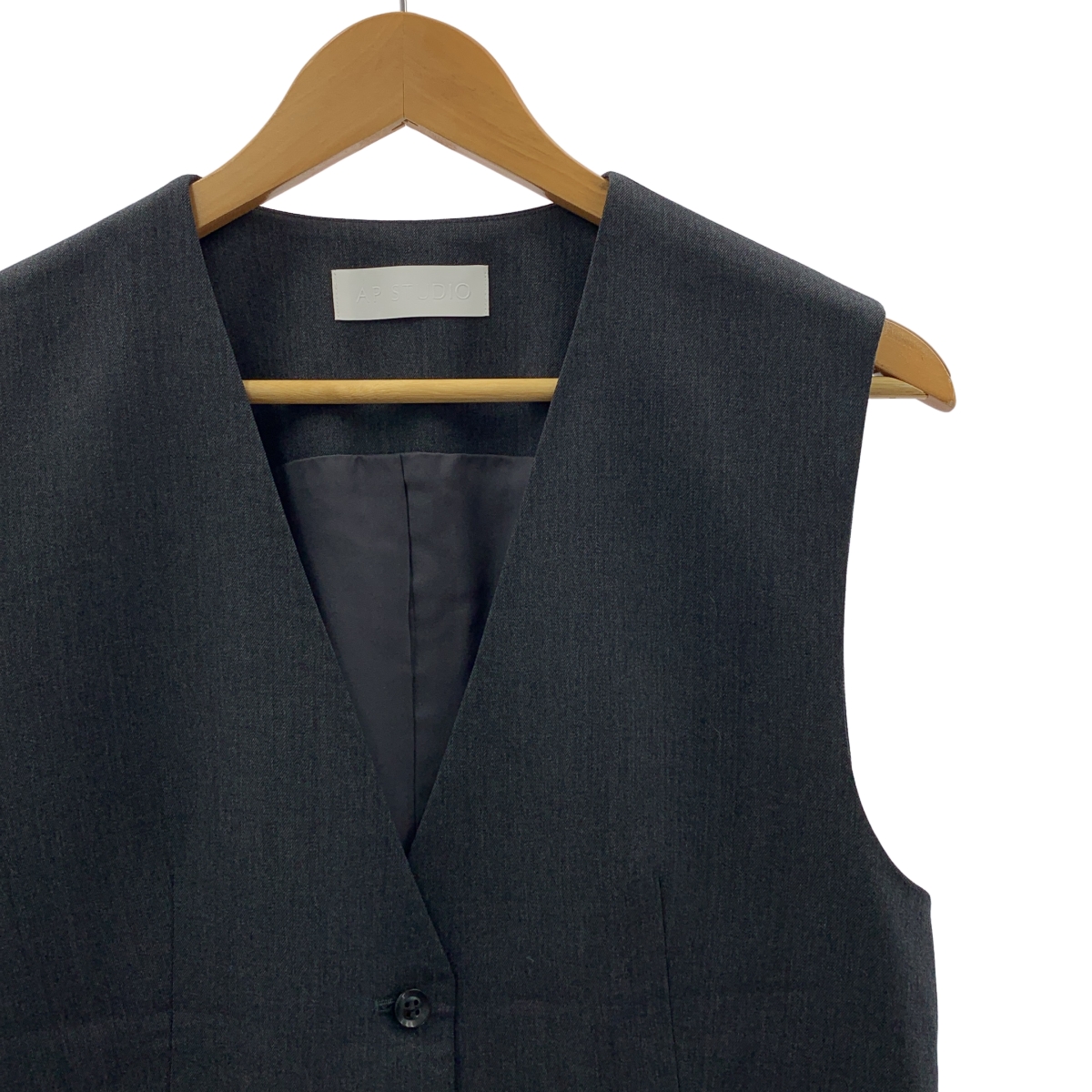 AP STUDIO / エーピーストゥディオ ウールツイルベスト / 総裏地