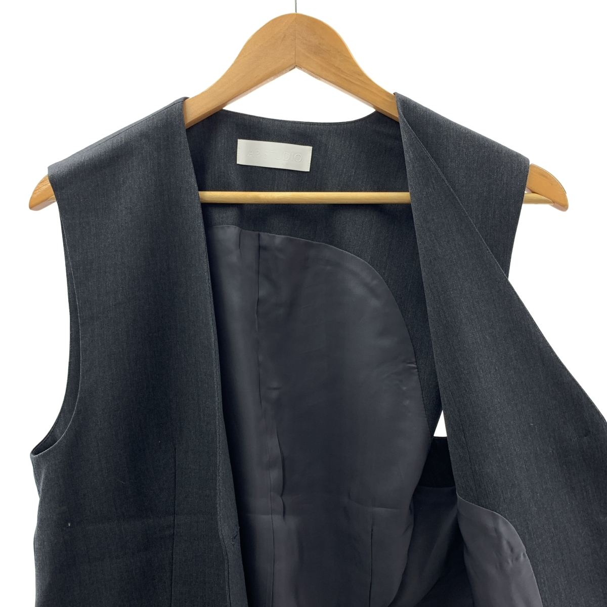 AP STUDIO / エーピーストゥディオ ウールツイルベスト / 総裏地