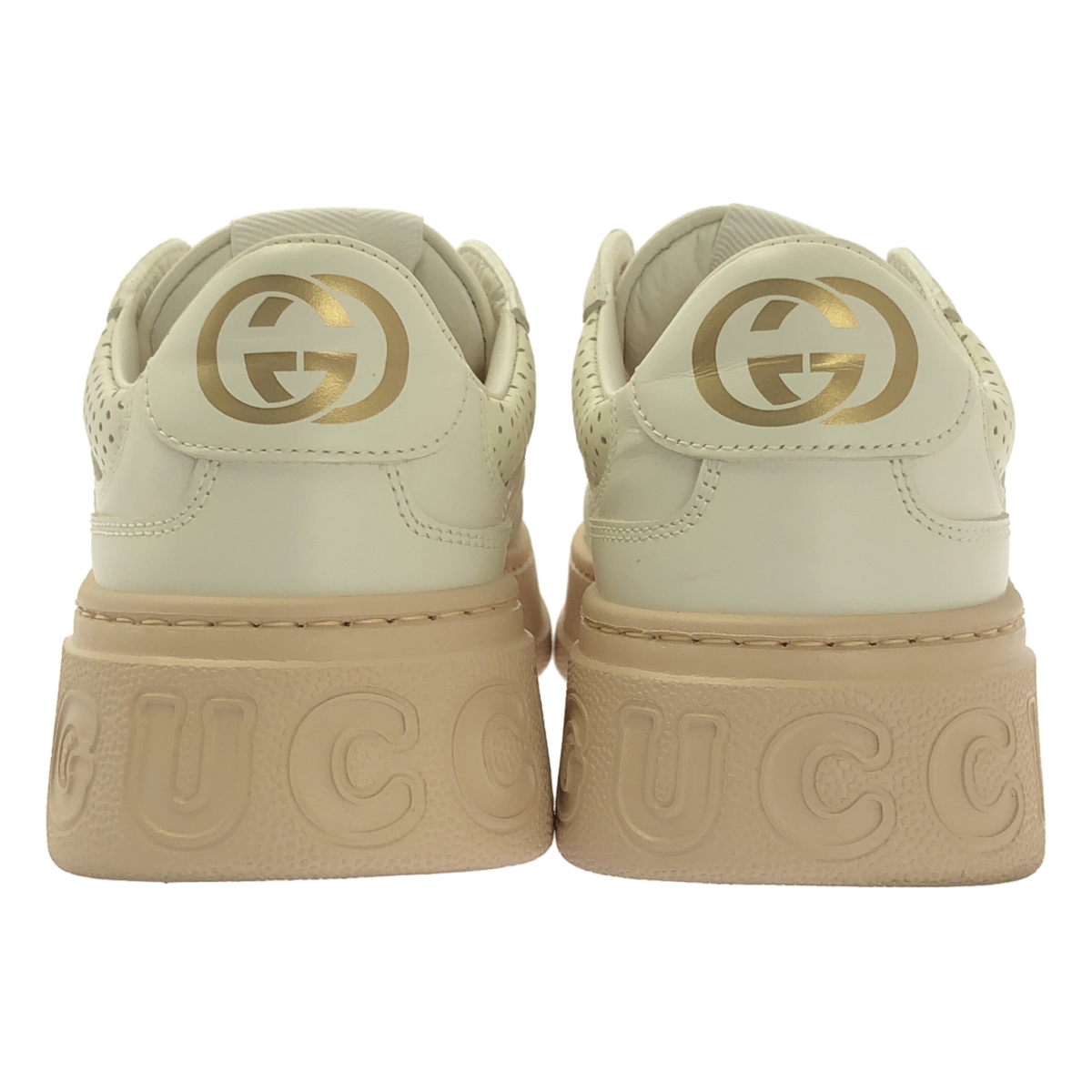 GUCCI / グッチ GGエンボス レザー ローカット スニーカー