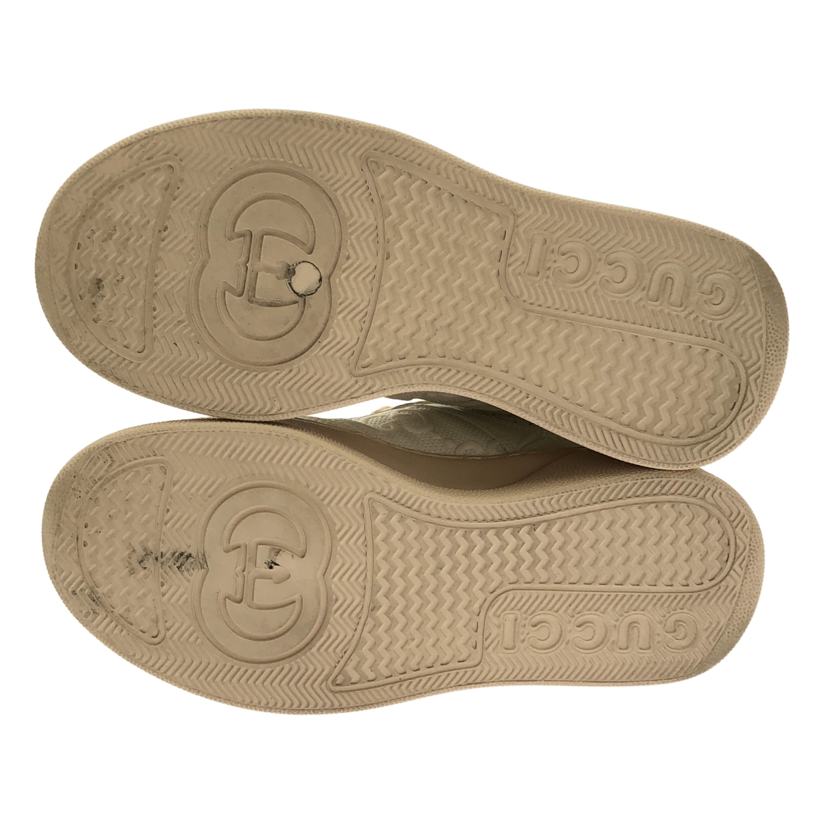 GUCCI / グッチ GGエンボス レザー ローカット スニーカー