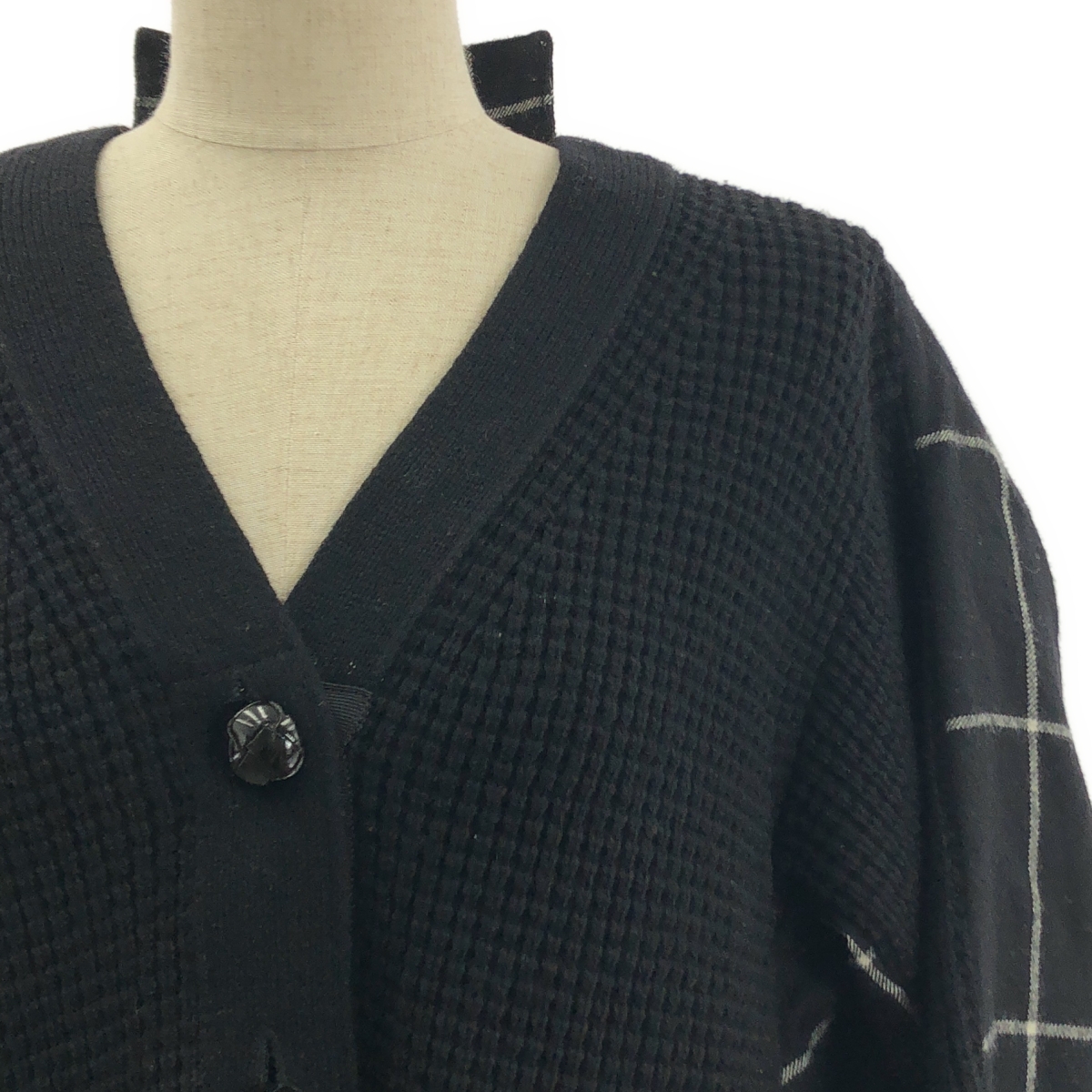 sacai / サカイ ドッキング ダブルアジャスター ニット カーディガン ジャケット