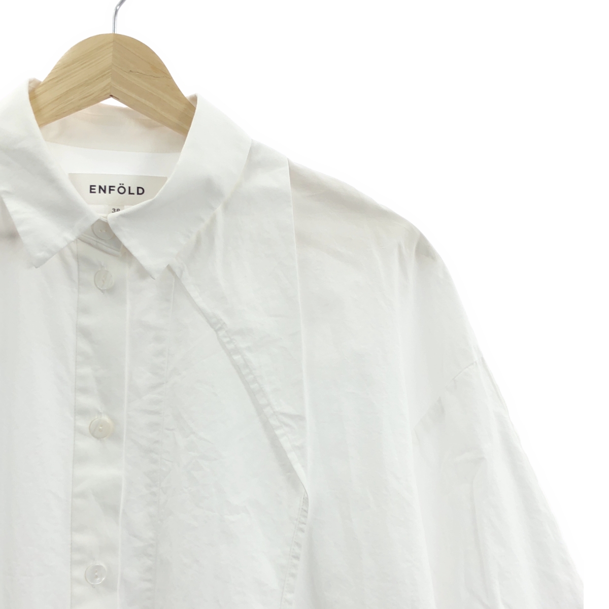 LAYERED HALF‐SLEEVES SHIRT コットン ハーフスリーブシャツ