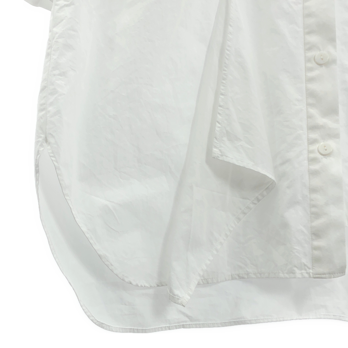 ENFOLD / エンフォルド LAYERED HALF‐SLEEVES SHIRT コットン ハーフスリーブシャツ