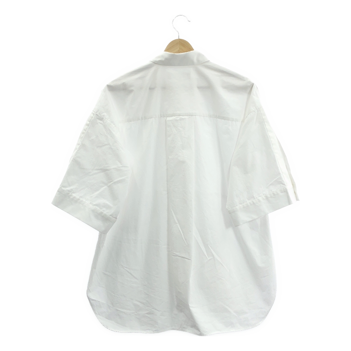 ENFOLD / エンフォルド LAYERED HALF‐SLEEVES SHIRT コットン ハーフスリーブシャツ
