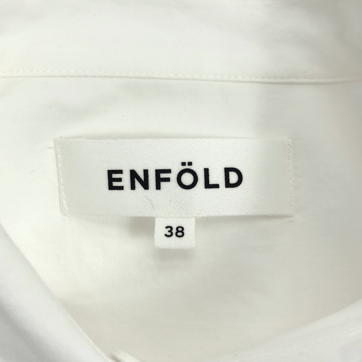 ENFOLD / エンフォルド LAYERED HALF‐SLEEVES SHIRT コットン ハーフスリーブシャツ