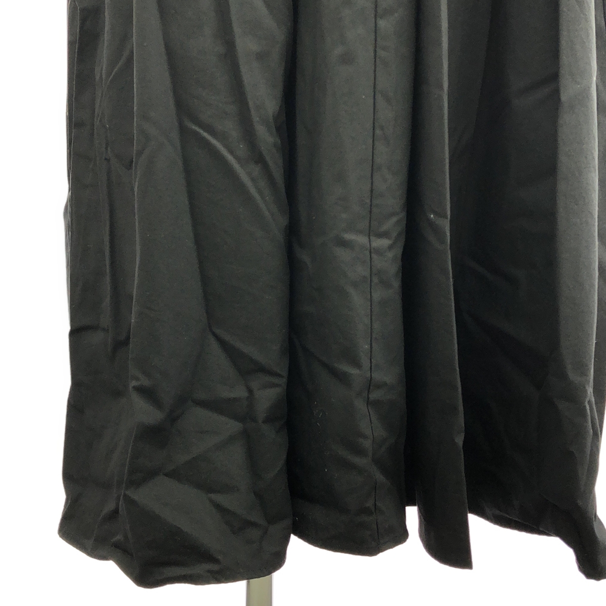 その他 コットン リボン付 フレア ロング ワンピース