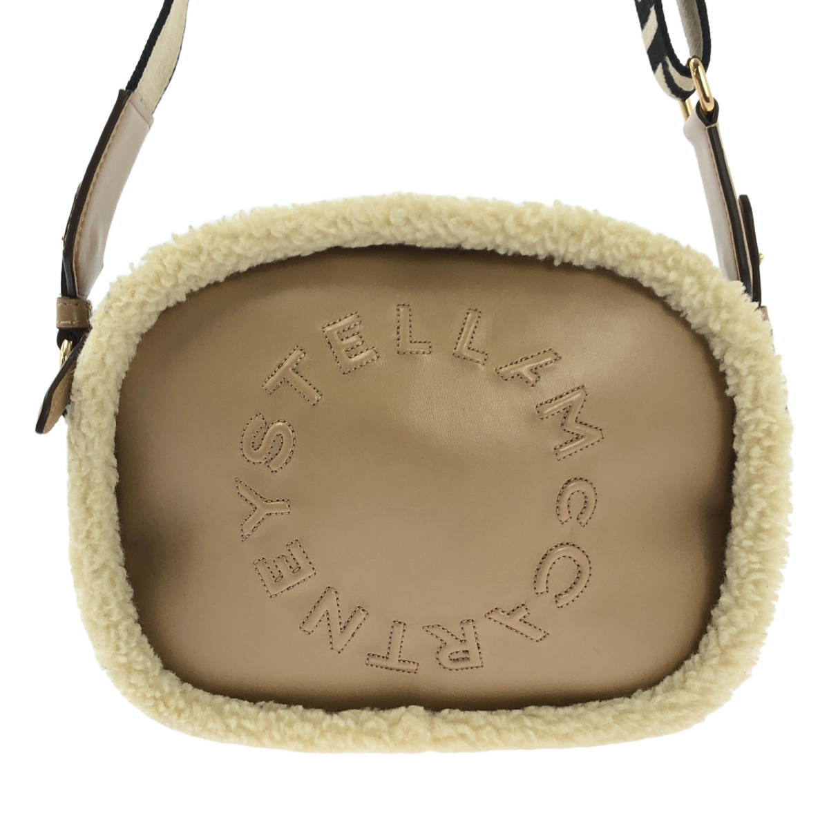 STELLA McCARTNEY / ステラマッカートニー Small Camera Bag Fff & Alter Mat / レザー ボア ロゴ ショルダーバッグ