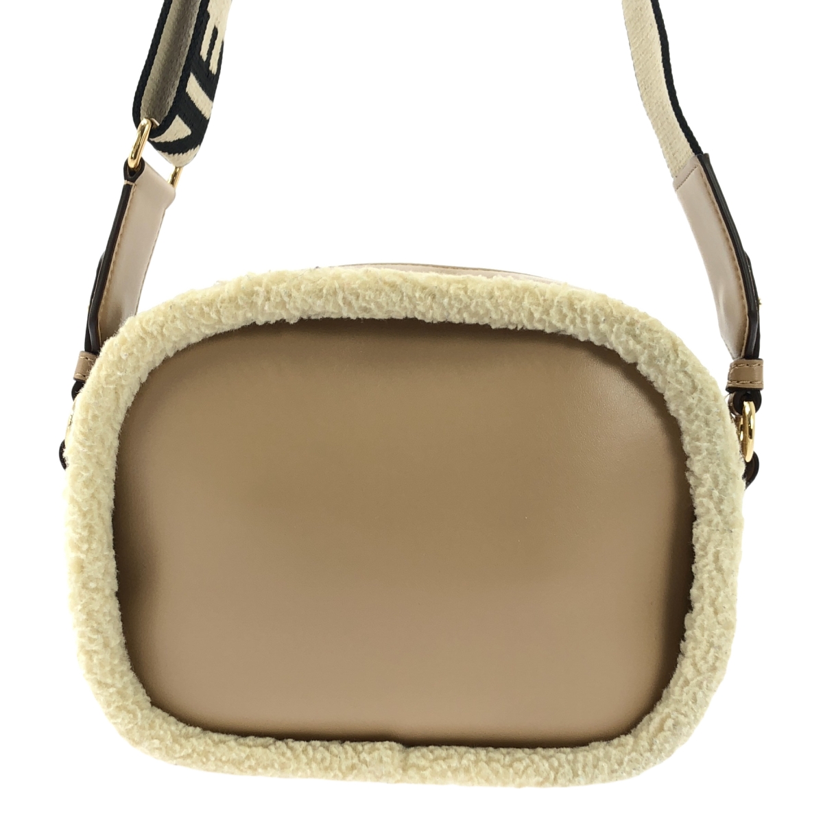 STELLA McCARTNEY / ステラマッカートニー Small Camera Bag Fff & Alter Mat / レザー ボア ロゴ ショルダーバッグ