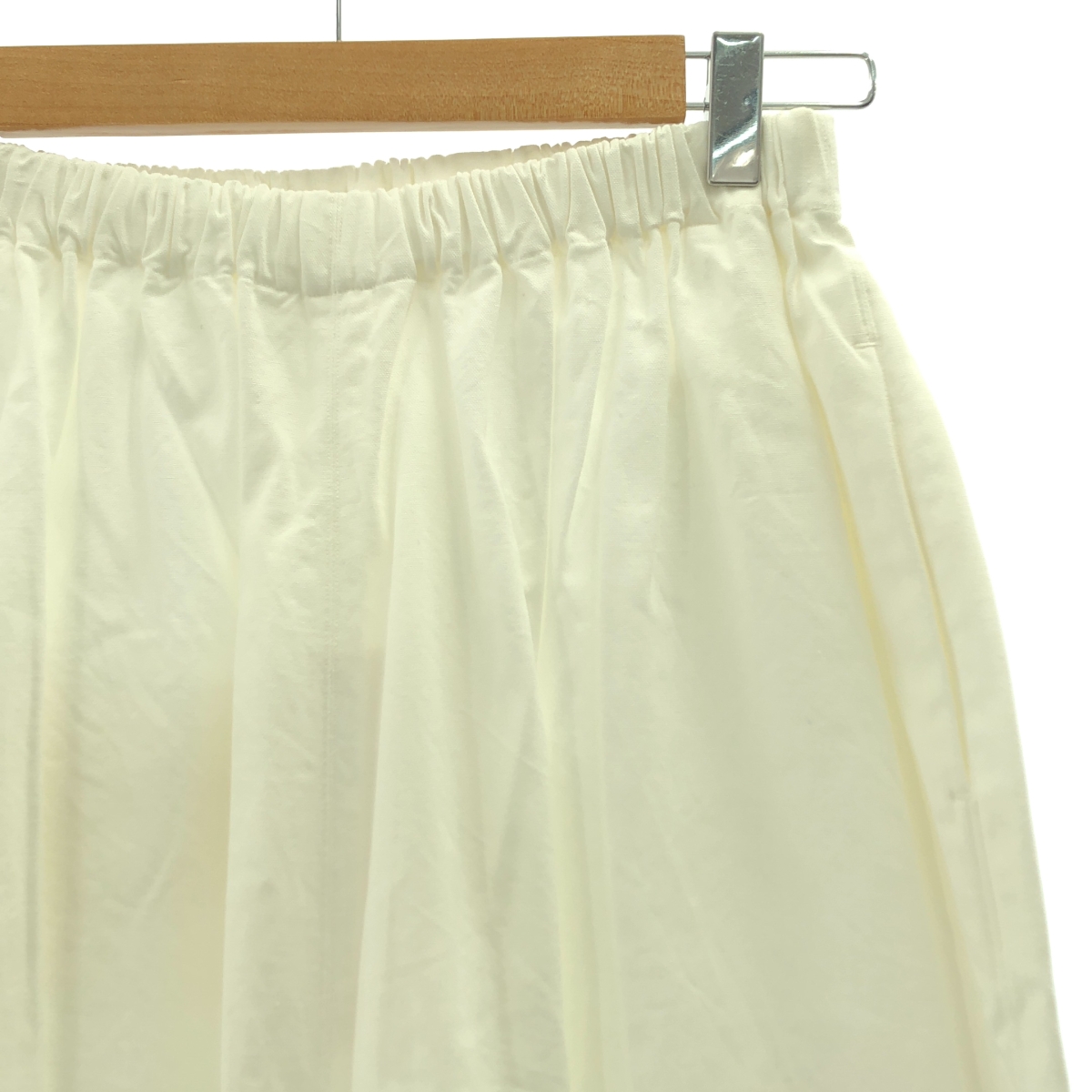 ゴーシュ / ゴーシュ コットンオックス ドローストリング ワイドキュロットパンツ