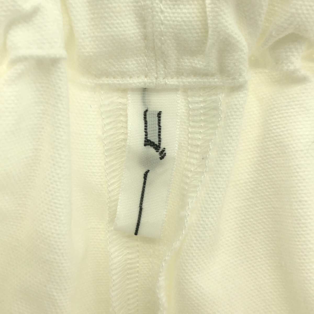 ゴーシュ / ゴーシュ コットンオックス ドローストリング ワイドキュロットパンツ