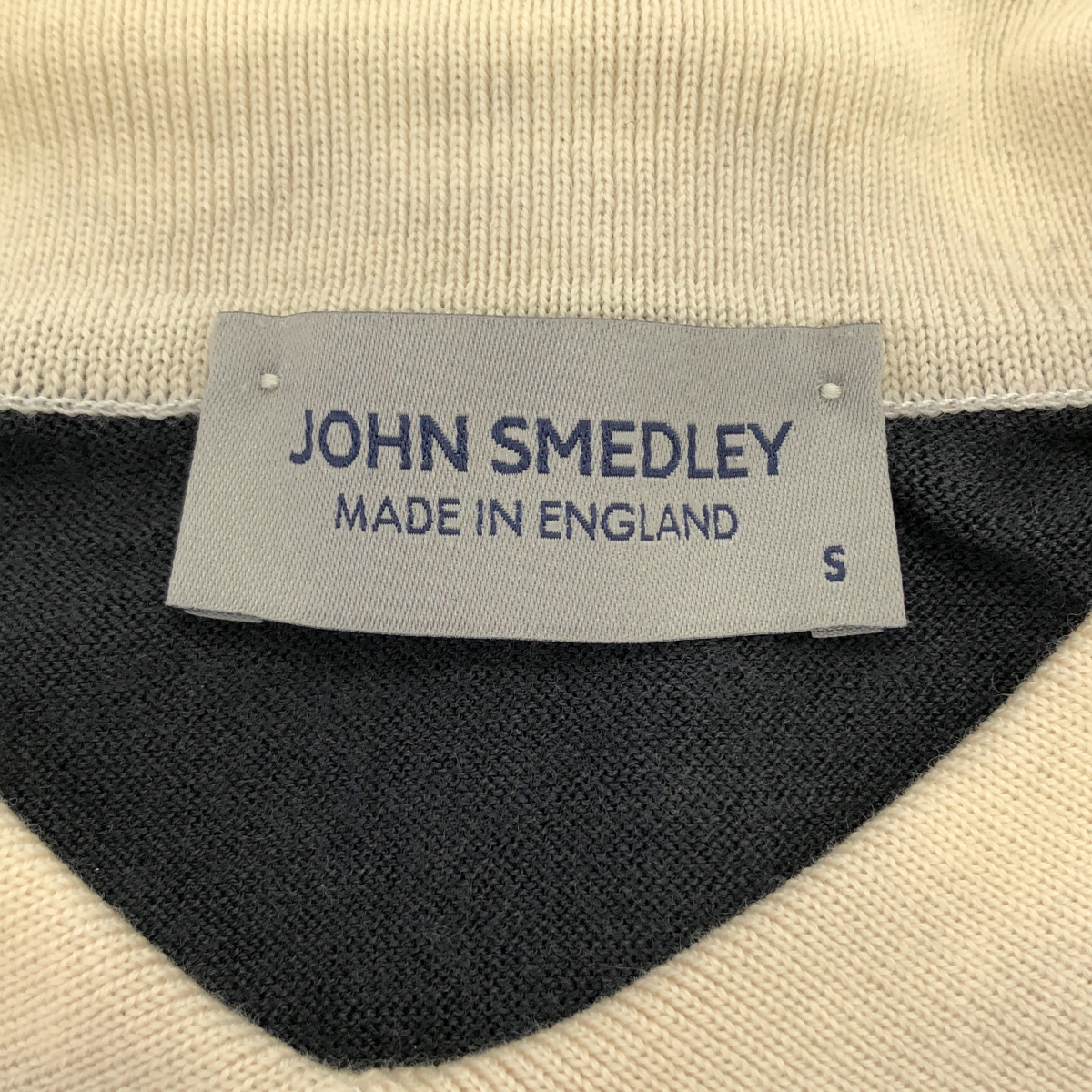 JOHN SMEDLEY / ジョンスメドレー × martinique  マルティニーク / ウール ニット ポロシャツ