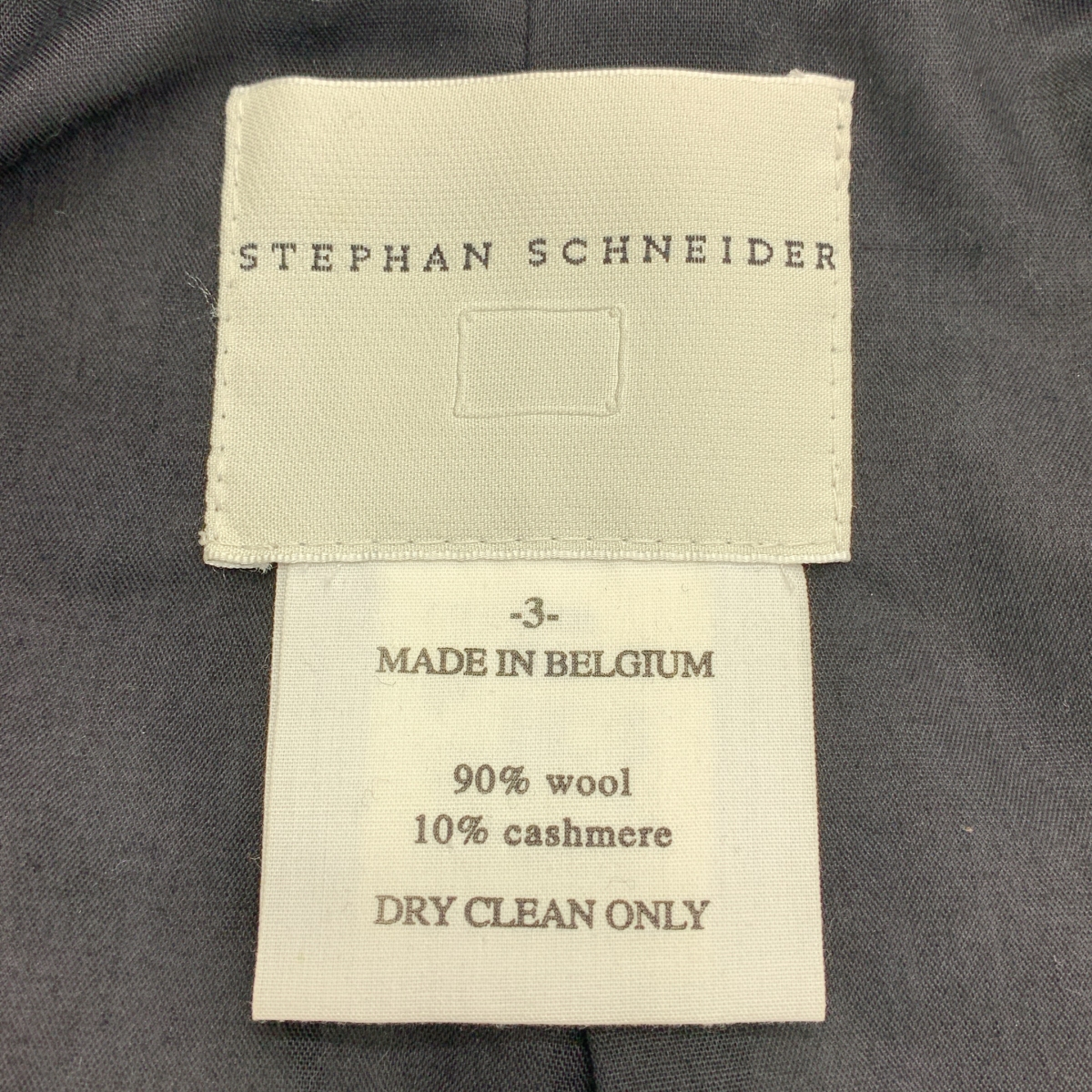 STEPHAN SCHNEIDER / ステファンシュナイダー ウール カシミヤ スタンドカラーコート