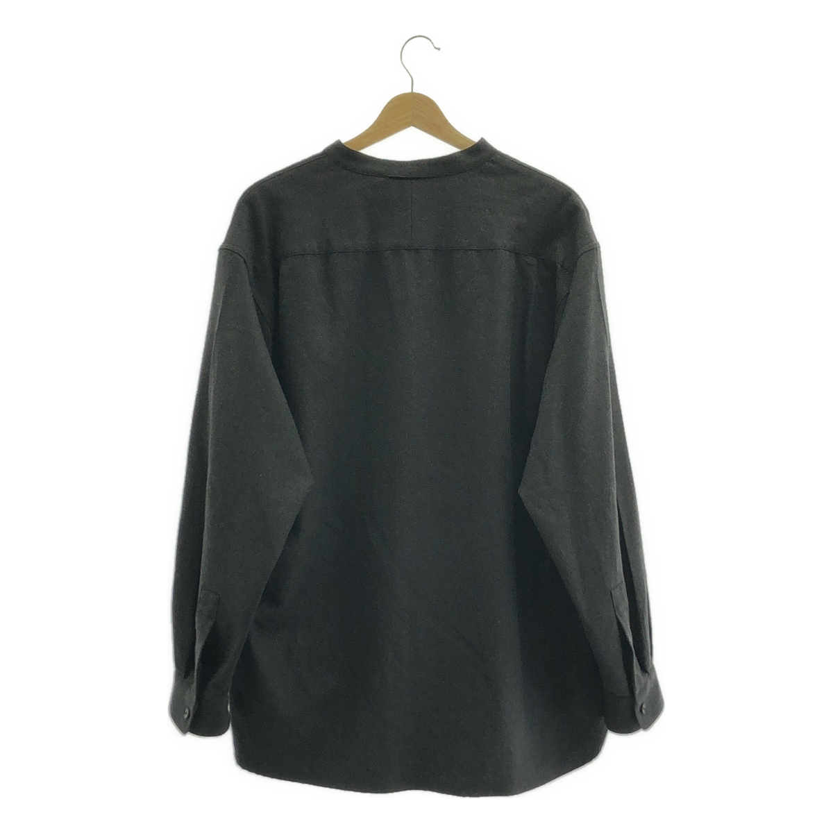 The CLASIK / ザ・クラシック DORMEUL / ドーメル Air Force Shirt ウールフランネルバンドカラー CPO シャツ