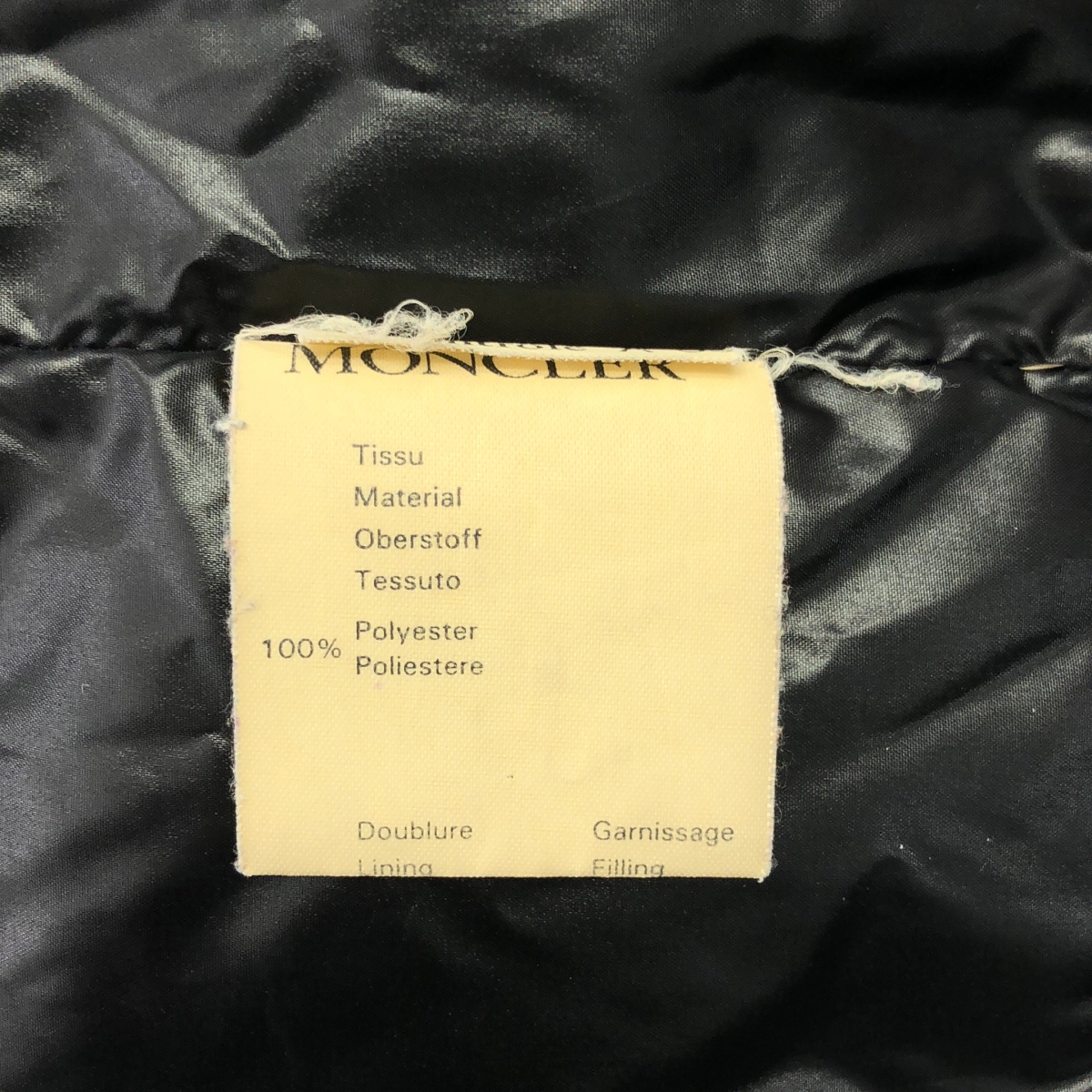 MONCLER / モンクレール NORME AFNOR ダウン ハーフコート