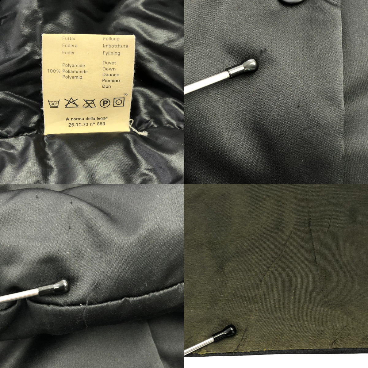 MONCLER / モンクレール NORME AFNOR ダウン ハーフコート