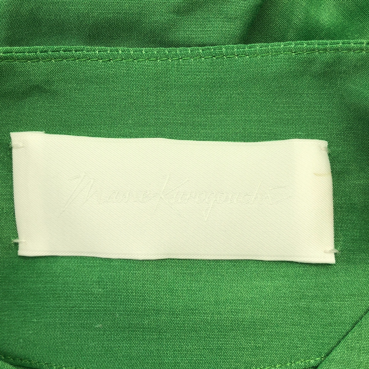 Mame Kurogouchi / マメクロゴウチ Silk Cotton Puff-Sleeve Dress シルク パフスリーブ ドレス ワンピース