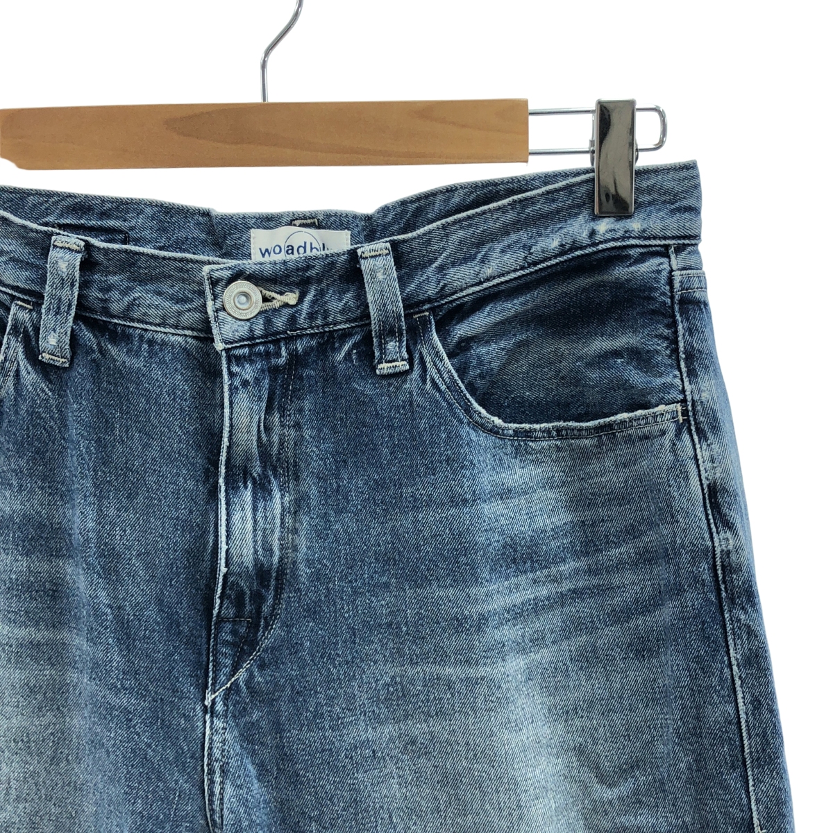 IENA / イエナ 別注 woadblue / WB2332 VIOLA ワイドストレートデニム パンツ