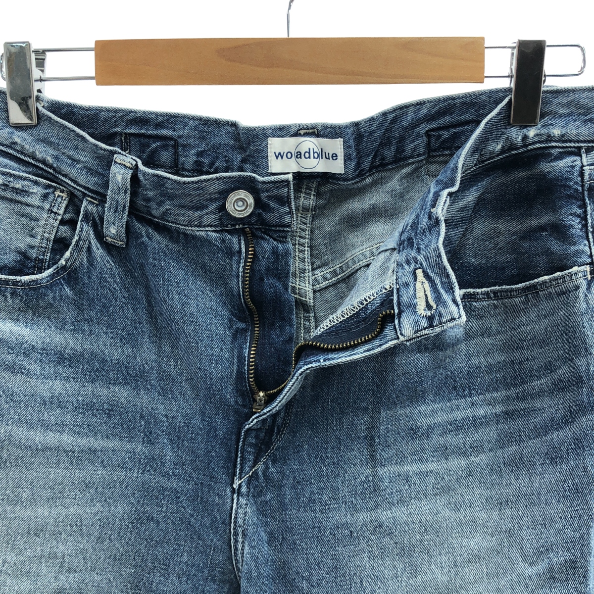 IENA / イエナ 別注 woadblue / WB2332 VIOLA ワイドストレートデニム パンツ