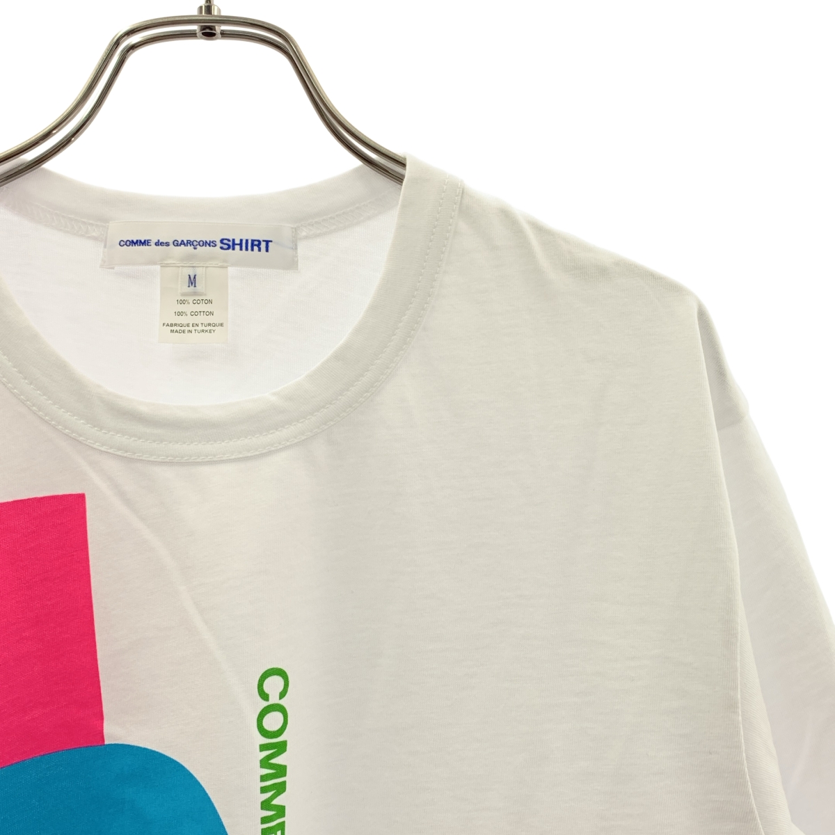 COMME des GARCONS SHIRT / コムデギャルソンシャツ プリント ロゴ クルーネック カットソー