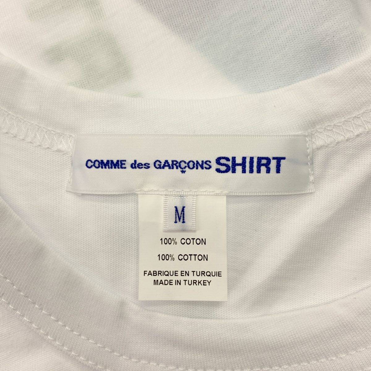 COMME des GARCONS SHIRT / コムデギャルソンシャツ プリント ロゴ クルーネック カットソー