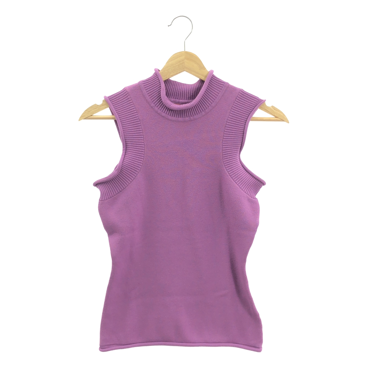 LE CIEL BLEU / ルシェルブルー Cropped Cardigan & Knit Top / セットアップ クロップド ニットカーディガン ノースリーブ ニット トップス