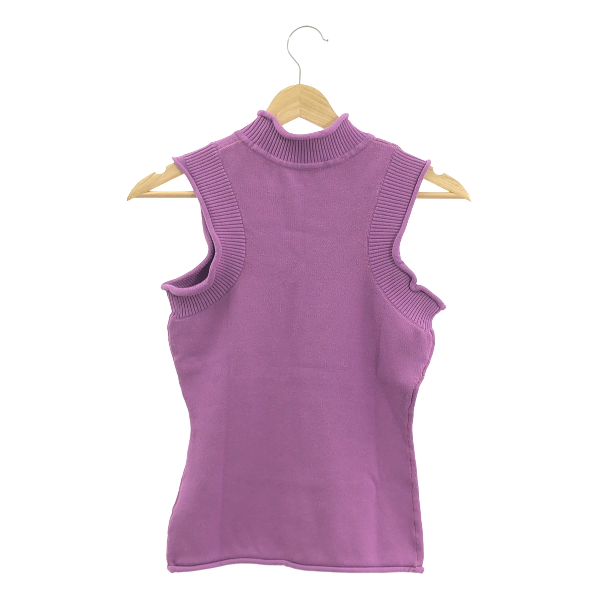 LE CIEL BLEU / ルシェルブルー Cropped Cardigan & Knit Top / セットアップ クロップド ニットカーディガン ノースリーブ ニット トップス