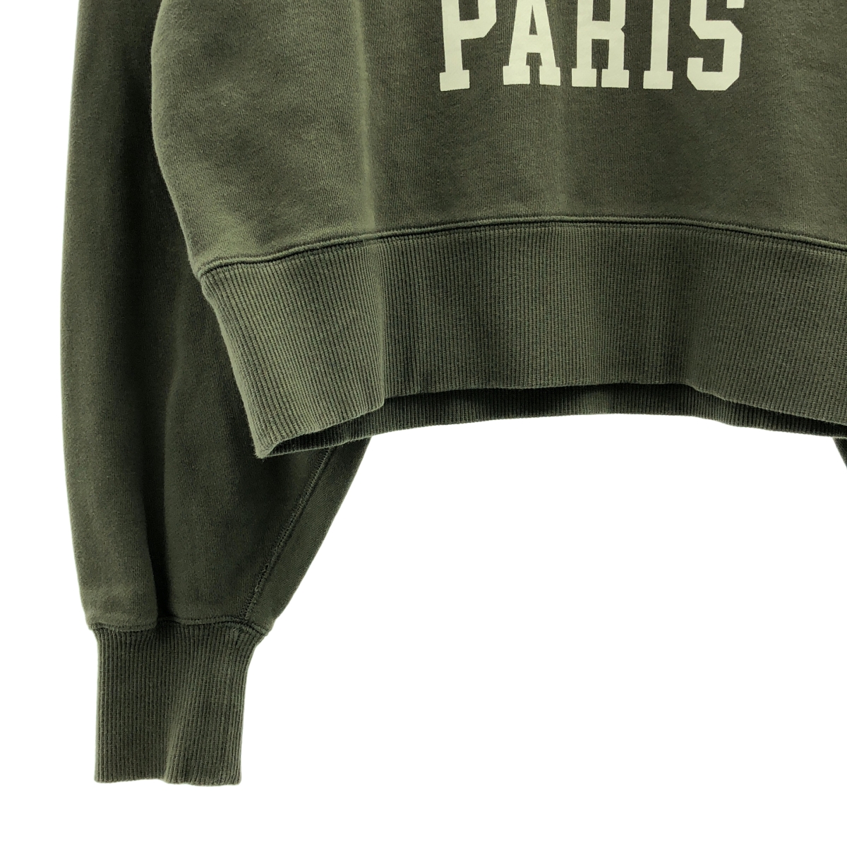 CELINE / セリーヌ ロゴ クロップド スウェット トレーナー / 裏パイル