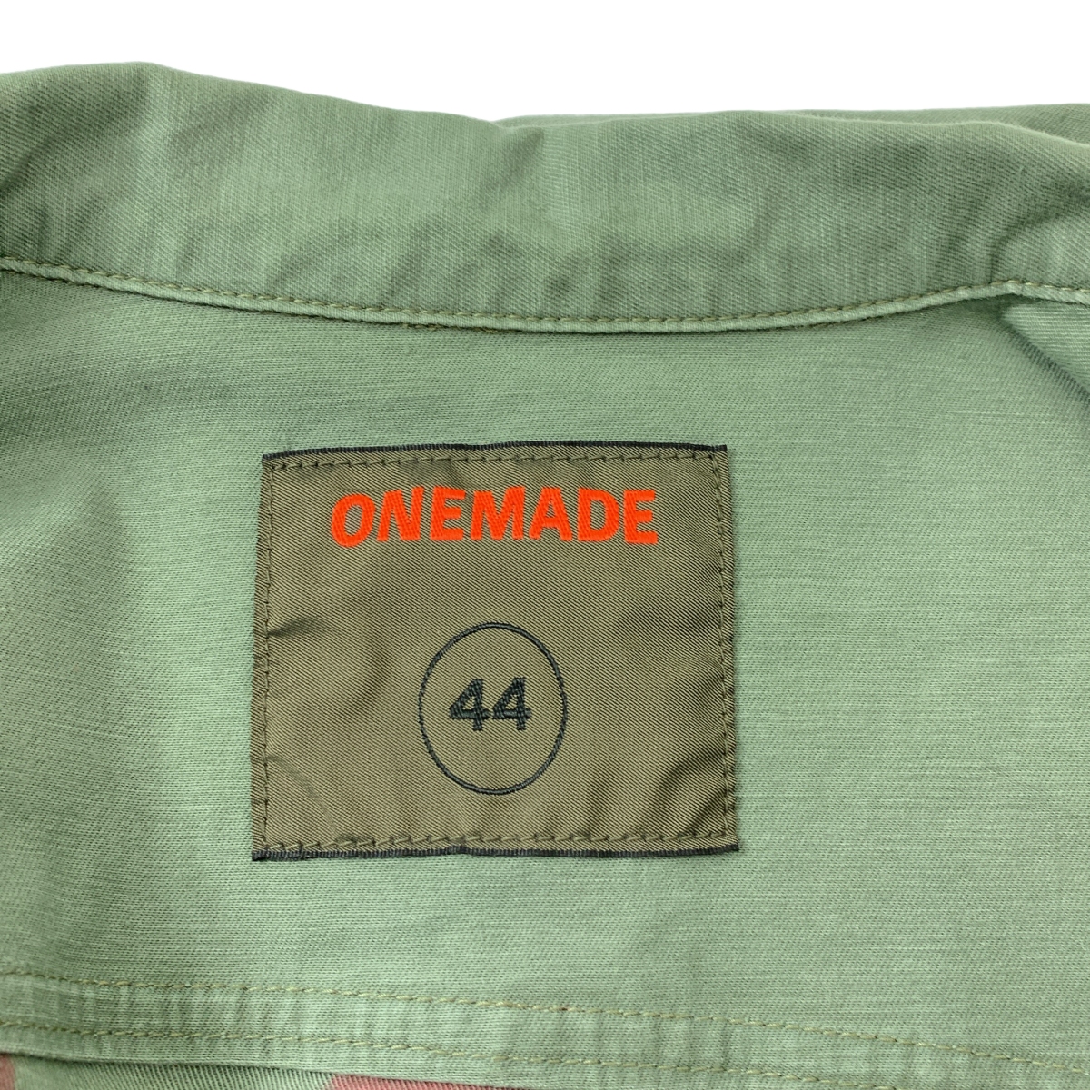 ONE MADE / ワンメイド ワッペン ペイント ミリタリーシャツ