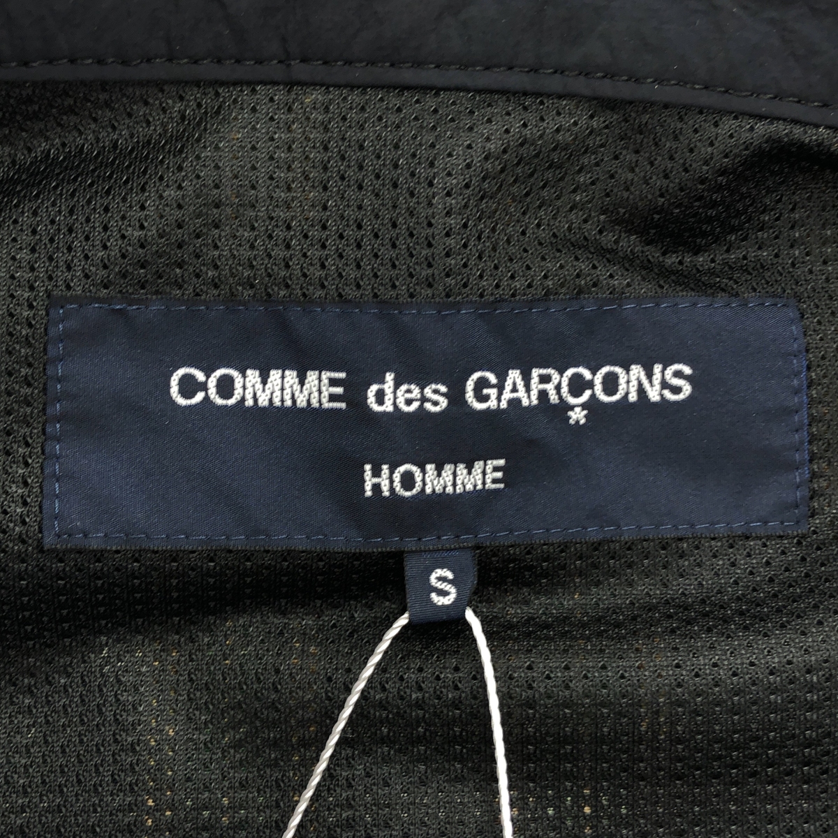 COMME des GARCONS HOMME / コムデギャルソンオム フルジップ ドローストリング オーバー ベスト / メッシュ総裏地