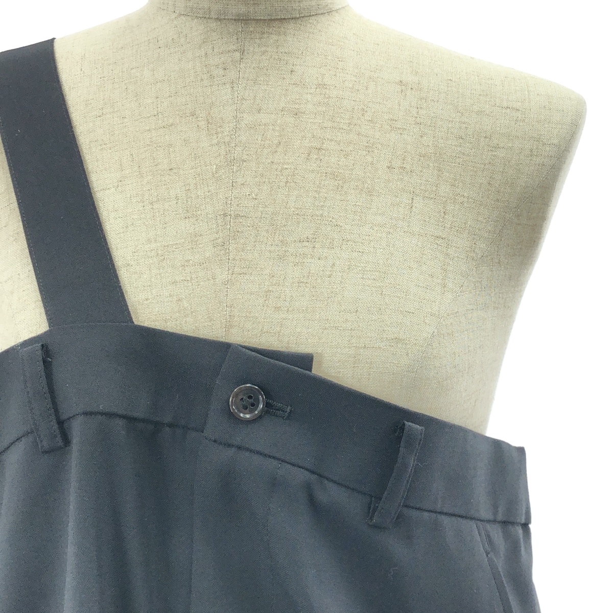 noir kei ninomiya / ノワールケイニノミヤ Wウエスト ウール オールインワン