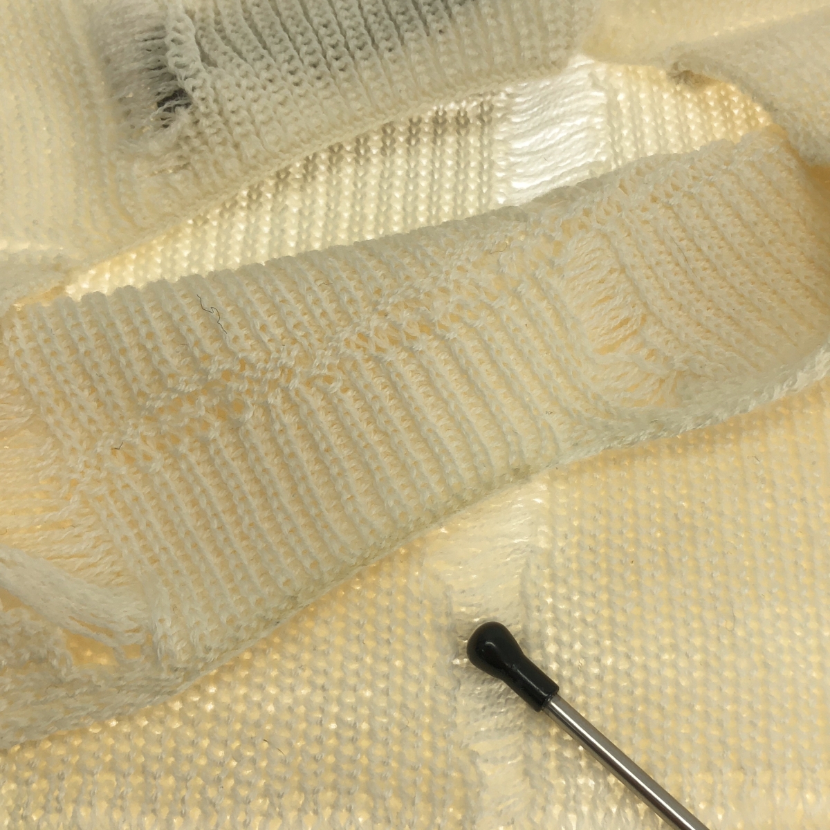 COMME des GARCONS HOMME PLUS / コムデギャルソンオムプリュス ウール デストロイ ニット セーター