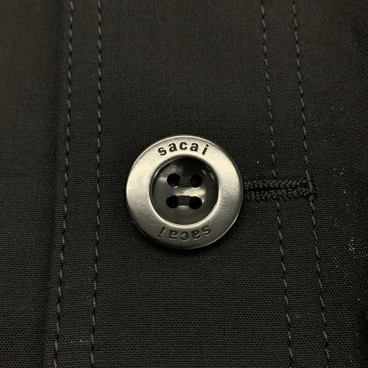 sacai / サカイ Wool Silk Suiting Jacket / ロゴボタン ウールシルクスーチングジャケット