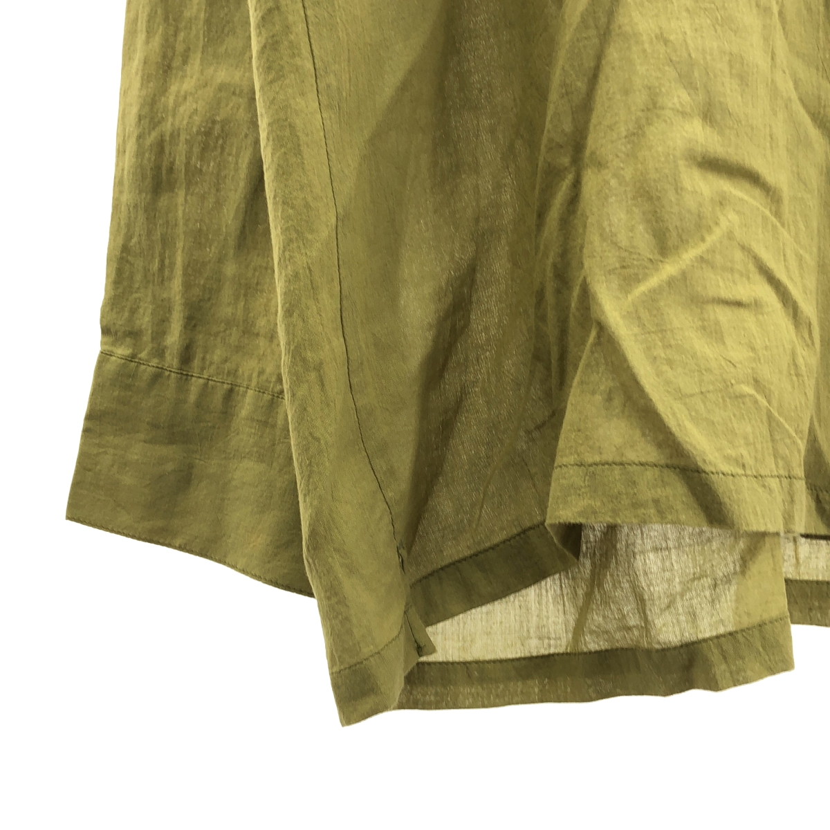 NOWOS / ノーウォス Cotton shirt / コットン オープンカラー シャツ ブラウス